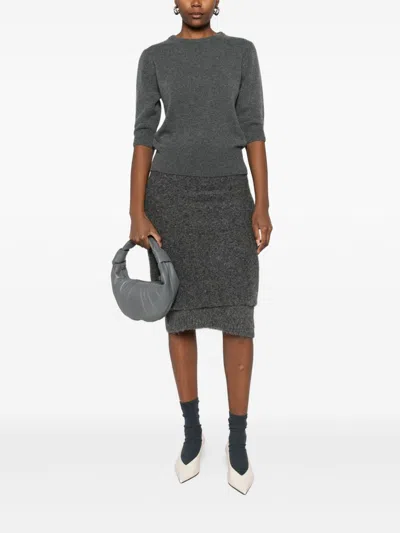 Extreme Cashmere Cashmere Crewneck Sweater In Gray