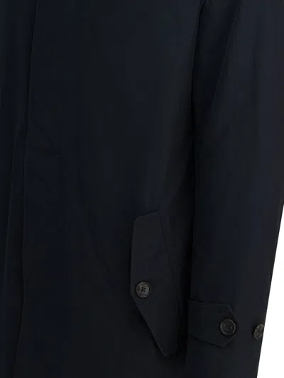 Baracuta Buttoned Coat In Blue