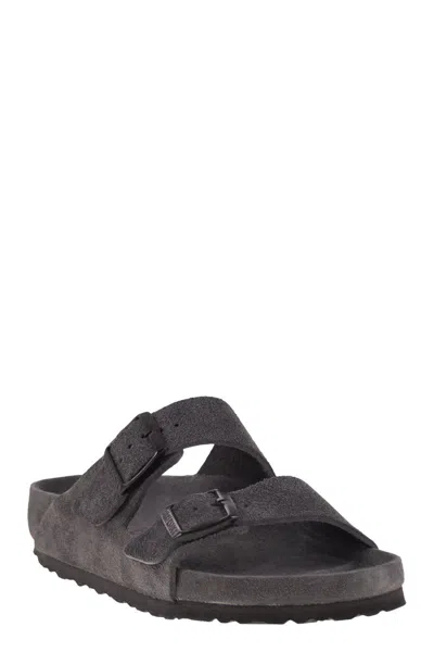 Birkenstock Arizona Exquisite - Slipper With Double Buckle In Gray