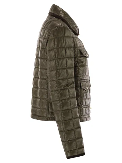 Fay Women 3 Hooks In Technical Checkered Fabric In Green