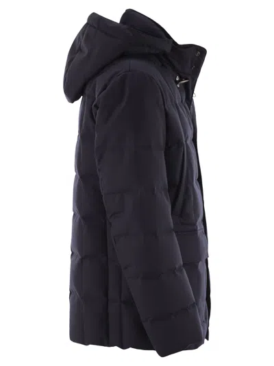 Fay Puffer Jacket In Black