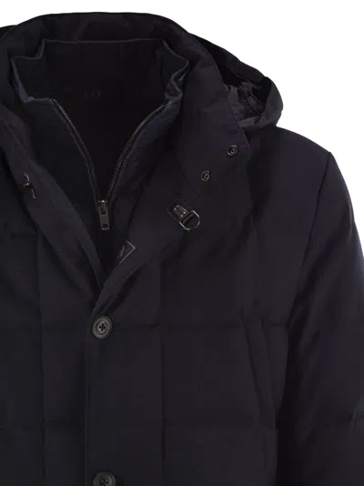 Fay Puffer Jacket In Black