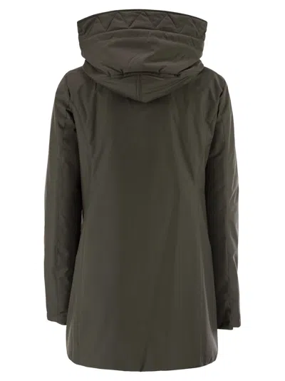 Fay Women Technical Gabardine Toggle Coat