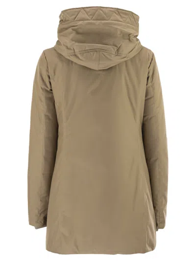 Fay Women Technical Gabardine Toggle Coat