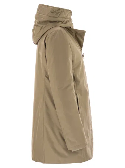 Fay Women Technical Gabardine Toggle Coat