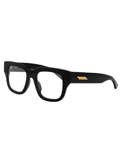 Bottega Veneta Black Acetate Optical Glasses