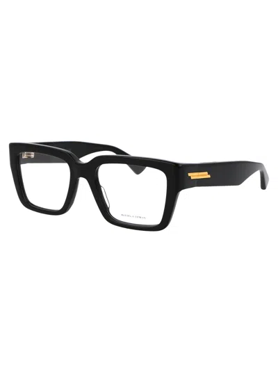 Bottega Veneta Black Acetate Optical Glasses