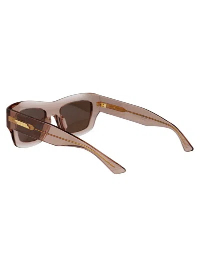 Bottega Veneta Square-frame Acetate Sunglasses In Brown