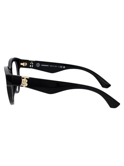 Burberry Black Acetate Optical Glasses In Black