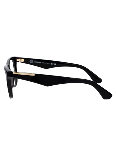 Burberry Black Acetate Optical Glasses In Black