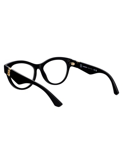 Burberry Black Acetate Optical Glasses In Black