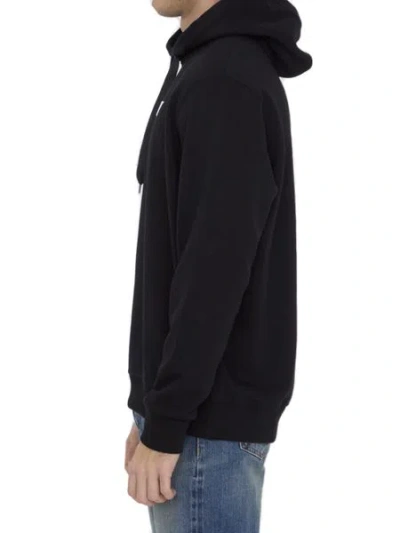 Burberry Black Cotton Sweatshirt In Black