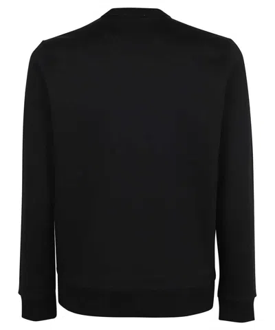 Burberry Burlow Logo Cotton Jersey Sweatshirt In Black