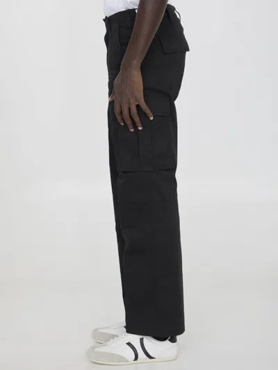 Celine Cotton Blend Cargo-trousers In White