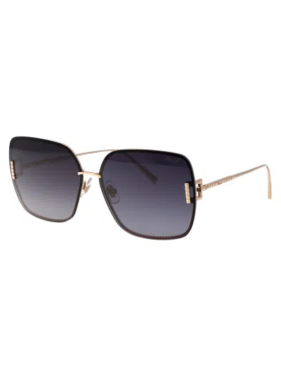 Chopard Women's Titanium Sunglasses In 0300 Gold