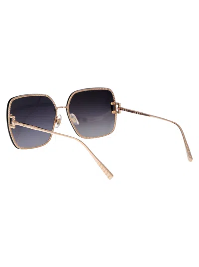 Chopard Women's Titanium Sunglasses In 0300 Gold