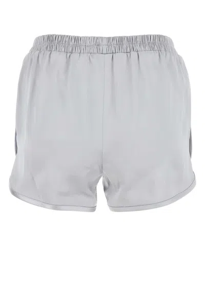 Christopher Esber Ice Viscose Shorts In Gray