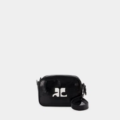 Courrèges Reedition Naplack Mini Bag With Engraved Logo