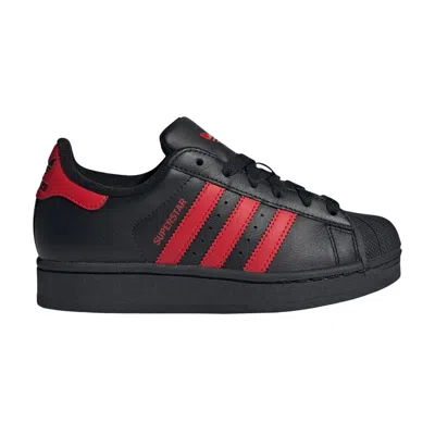Pre-owned Adidas Originals Adidas Superstar 2 J 'core Black Scarlet' | Kid's Size 3.5