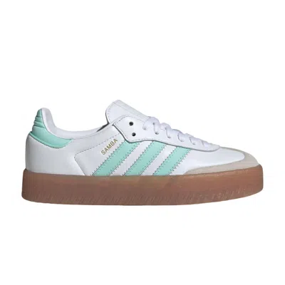 Pre-owned Adidas Originals Adidas Sambae J 'cloud White Mint' | Kid's Size 7