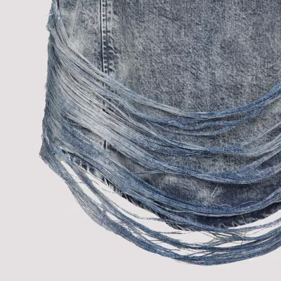 Diesel Sleek Fitted Dress With Gathered Hem Detail In Blue