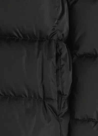 Herno Lightweight Puffer Jacket With High Collar In Black