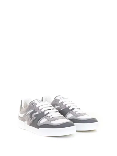 Dolce & Gabbana Strobel Portofino Light Sneaker In Calfskin In Gray