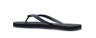 Dsquared2 Open Toe Thong Strap Sandals With Textured Sole In Blue