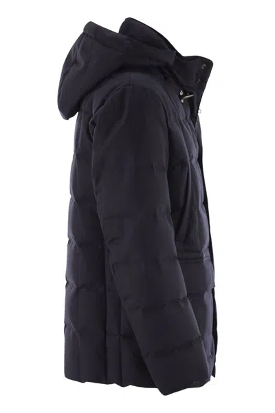 Fay Puffer Jacket In Black