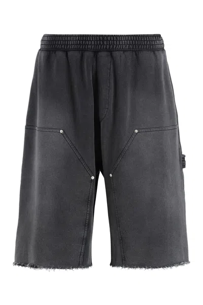 Givenchy Bermuda Shorts In Cotton In Black