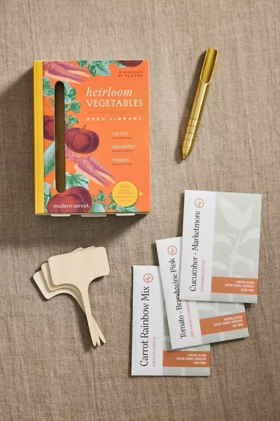 Modern Sprout Seed Library Set In Multi