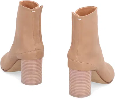 Maison Margiela Tabi H60 Ankle Boots - Leather - Nude In Brown