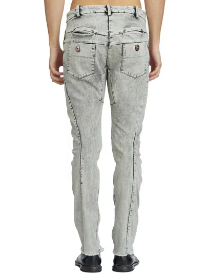 Masnada Slim Denim Trousers In Blue