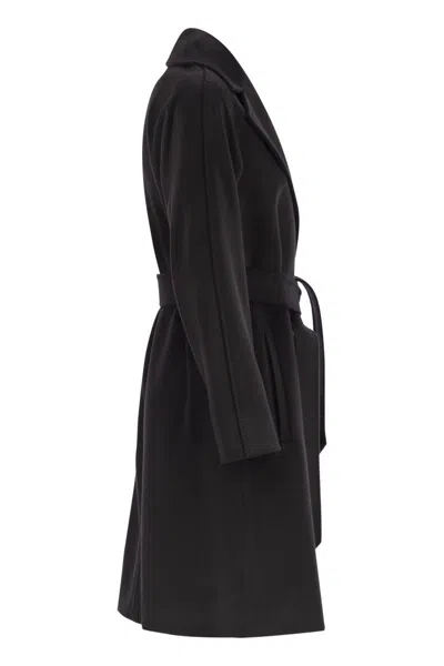 Max Mara Dravenna Coat In Black