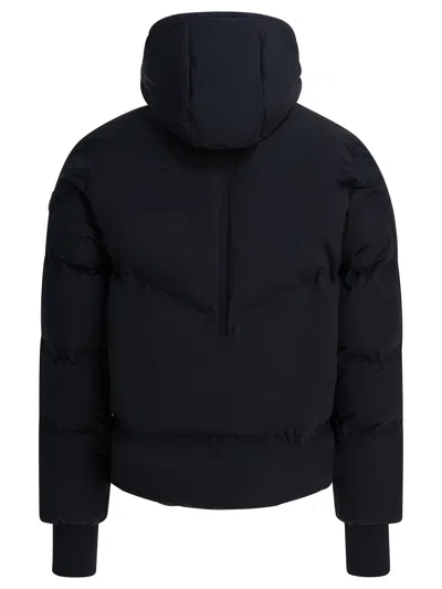 Moncler Grenoble Black Stretch Nylon Angren Down Jacket In Black