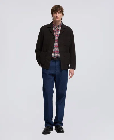 Aspesi Overshirt Fandango Wint In Lana E Cashmere - Marrone In Brown