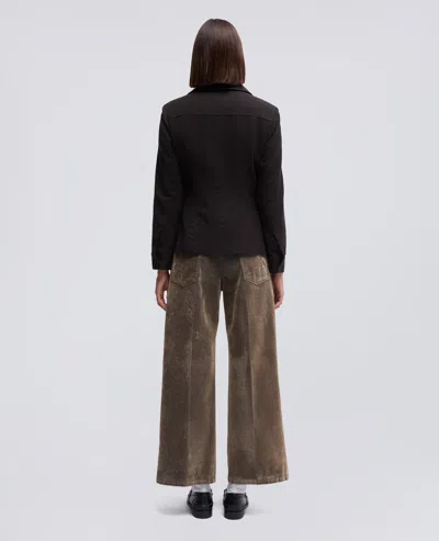 Aspesi Giacca Monopetto In Flanella - Marrone In Brown