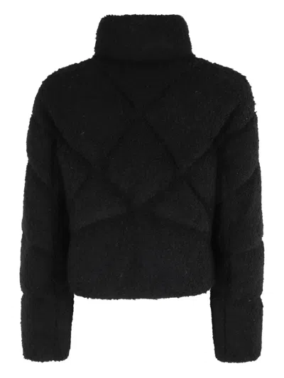 Khrisjoy Daisy Teddy Down Jacket For Women In Black