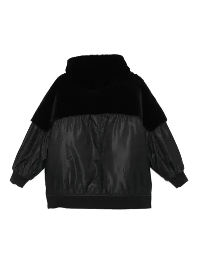 Blancha Hooded Parka In Black