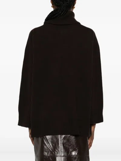 Vicolo Slit-embellished Jumper In Black