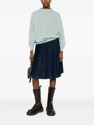 Vicolo Fine-knit Jumper In Blue