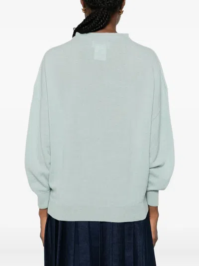 Vicolo Fine-knit Jumper In Blue