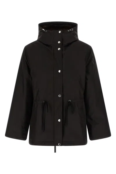 Yves Salomon Technical Black 2-in-1 Parka With Removable Mink Fur Lining In Black