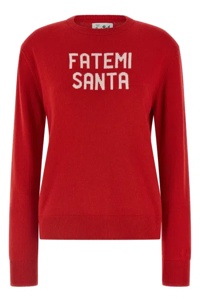 Mc2 Saint Barth New Queen Jacquard Knitwear In Multi