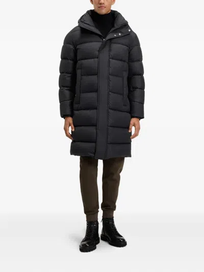 Hugo Boss Boss Cenuto Padded Shell Jacket In Black