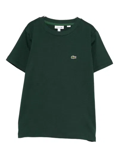 Lacoste Logo-patch T-shirt In Green