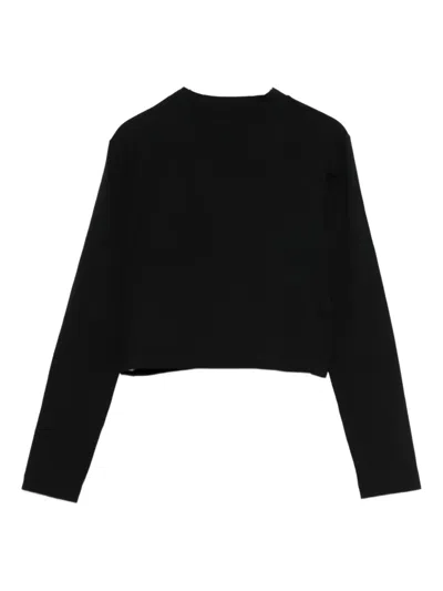 Balmain Button-detailing Top In Black