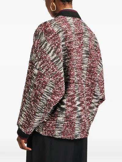 La Doublej Long-sleeve Bomber Jacket In Multi