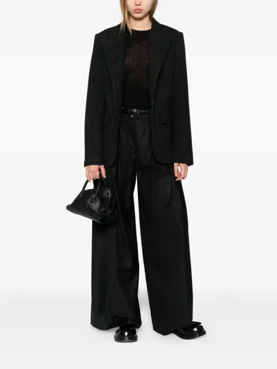 Nine In The Morning Casual Pants With Belt Loops In Black