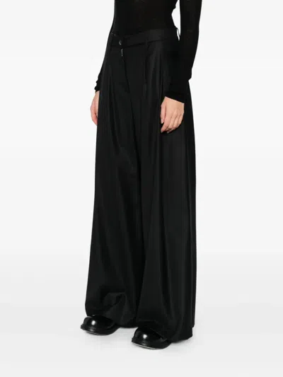 Nine In The Morning Casual Pants With Belt Loops In Black